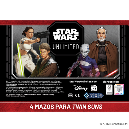 Star Wars Unlimited: Twin Suns Mazos de Inicio 2026