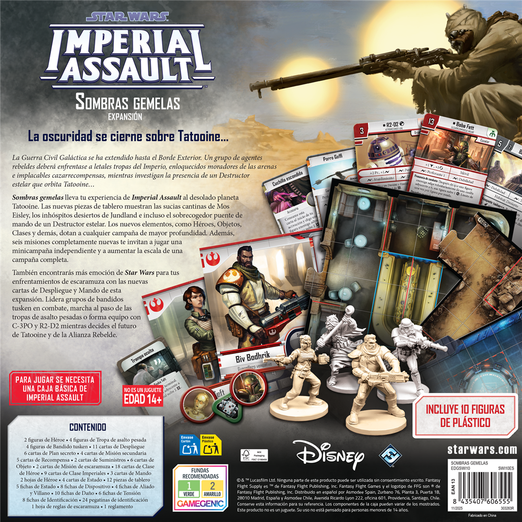 Star Wars Imperial Assault: Sombras gemelas