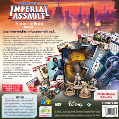 Star Wars Imperial Assault: El Gambito de Bespin