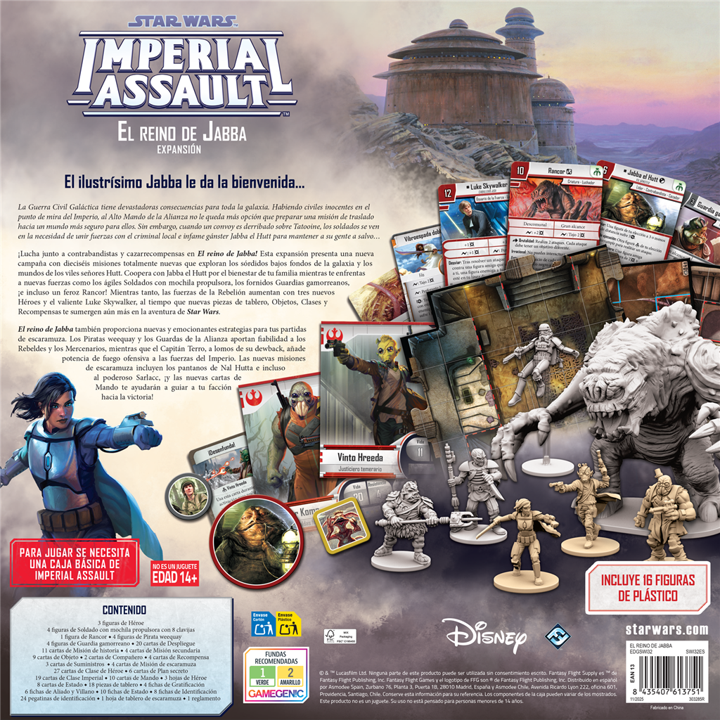 Star Wars Imperial Assault: El reino de Jabba