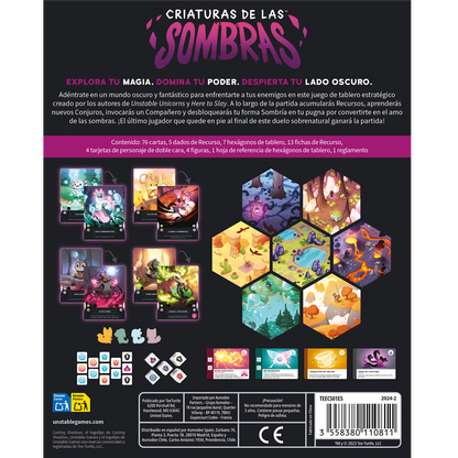 Criaturas de las Sombras - Juego de Mesa de Deducción y Misterio