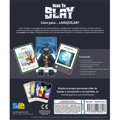 Here To Slay - Juego de Mesa de Estrategia y Aventuras