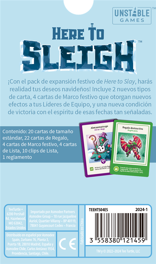 Here to Sleigh - Expansión Navideña de Here to Slay