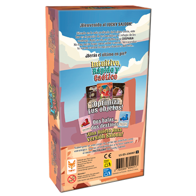 Lucky Saloon - Juego de Mesa del Salvaje Oeste