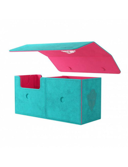 Gamegenic The Academic 133+ XL Teal/Pink - Carpeta Premium para Cartas
