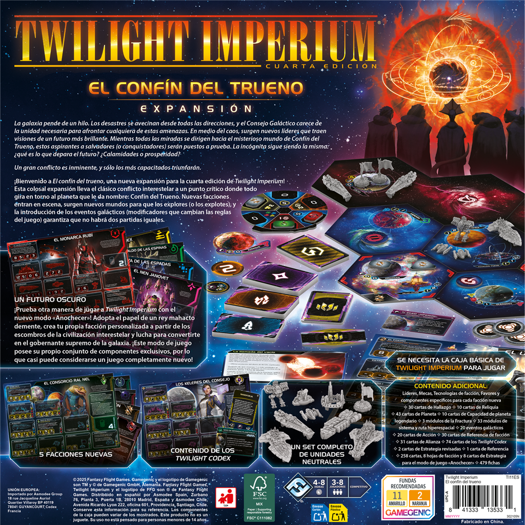 El confín del trueno - Expansión Twilight Imperium