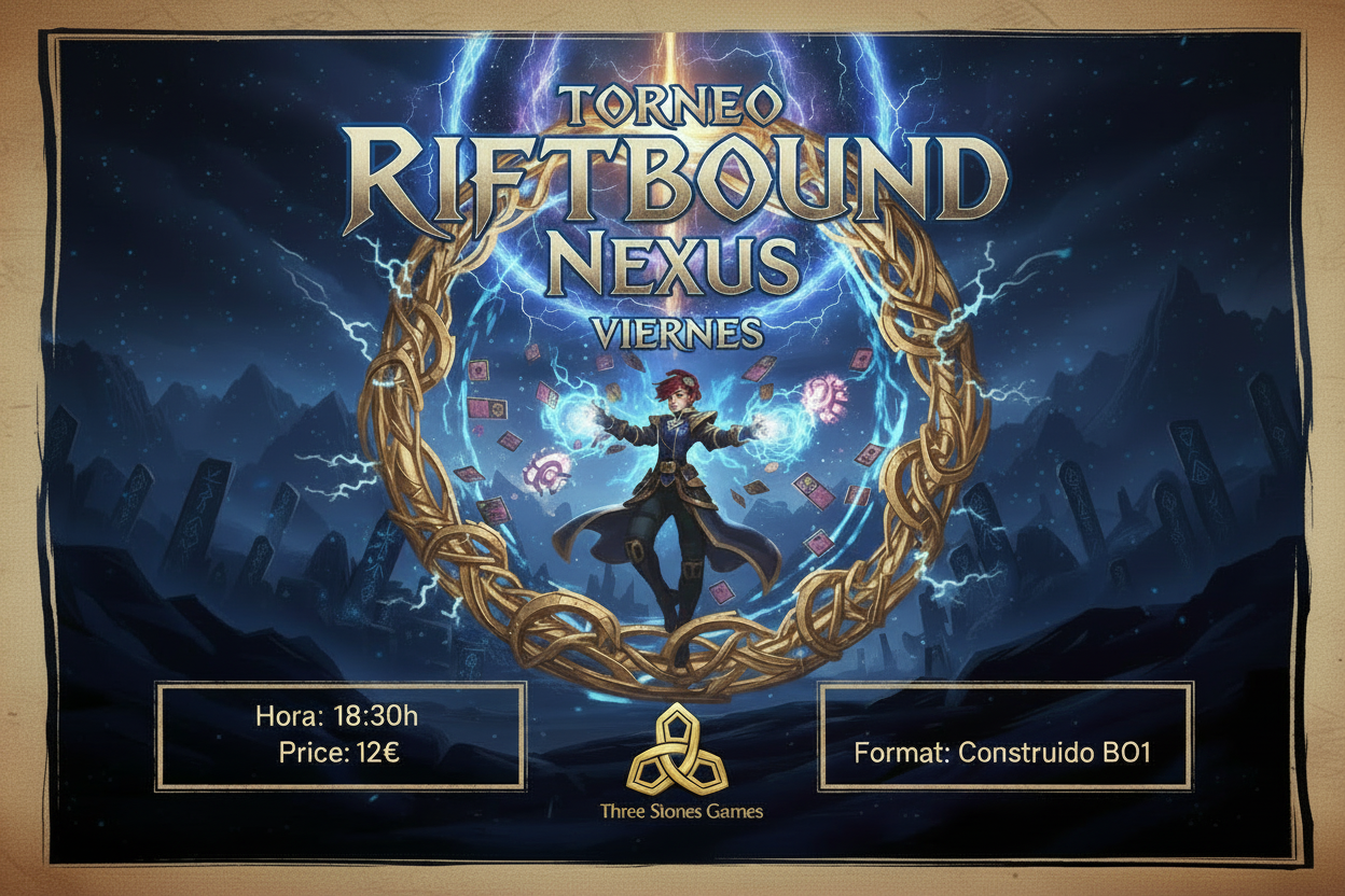 Torneo Riftbound Nexus TCG Viernes – Three Stones Games