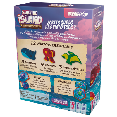 Survive The Island Expansión Monstruosa