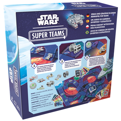 Star Wars Super Teams - Juego de Mesa Estratégico